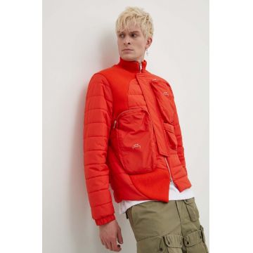 A-COLD-WALL* geacă Asymmetric Padded Jacket bărbați, culoarea roșu, de tranziție ACWMO154-VOLTRED