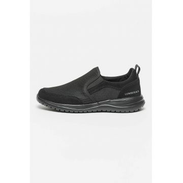 Pantofi slip-on cu garnituri de piele intoarsa Lee