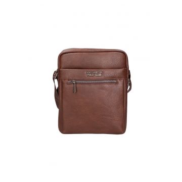 Geanta crossbody cu buzunar frontal