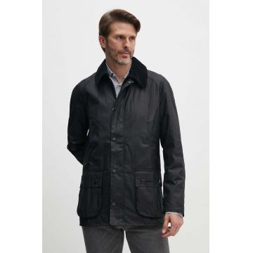 Barbour geaca barbati, culoarea negru, de tranzitie