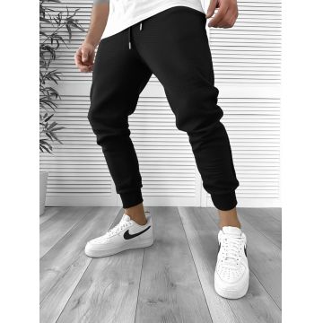 Pantaloni de trening negri conici 041 O2-4.3