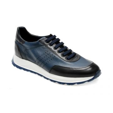 Pantofi casual LE COLONEL albastri, 643541, din piele naturala