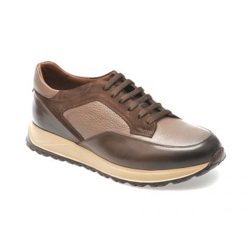 Pantofi casual LE COLONEL maro, 494801, din piele naturala