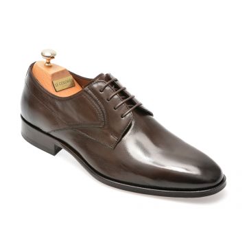 Pantofi eleganti LE COLONEL maro, 484911, din piele naturala