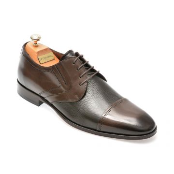 Pantofi eleganti LE COLONEL maro, 487951, din piele naturala