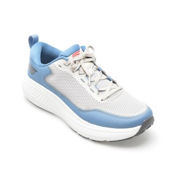 Pantofi sport SKECHERS albastri, GO RUN SUPERSONIC MAX, din material textil