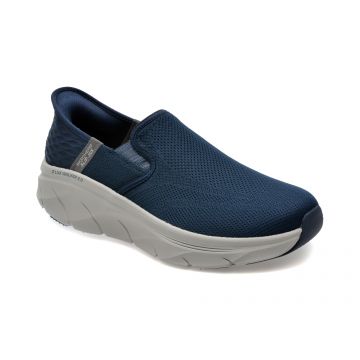 Pantofi sport SKECHERS bleumarin, D LUX WALKER 2.0, din material textil