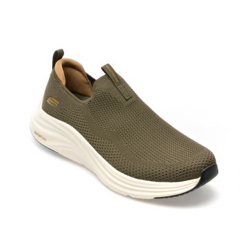 Pantofi sport SKECHERS kaki, VAPOR FOAM, din material textil