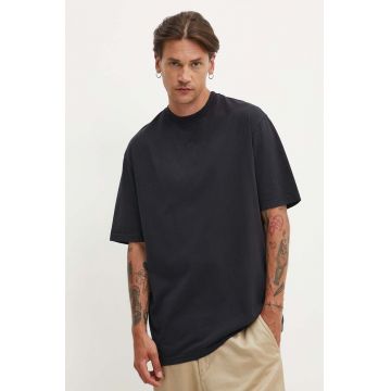 A-COLD-WALL* tricou din bumbac Essential T-Shirt bărbați, culoarea negru, cu imprimeu, ACWMTS177