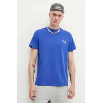 A.P.C. tricou din bumbac t-shirt raymond barbati, cu imprimeu, COEZC-H26840