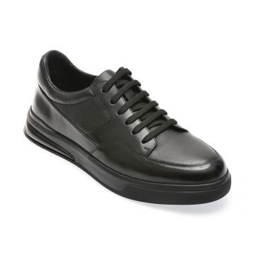 Pantofi casual EPICA negri, 316K26, din piele naturala