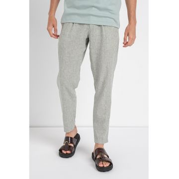 Pantaloni chino conici de in si bumbac