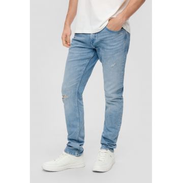 Blugi slim fit cu 5 buzunare