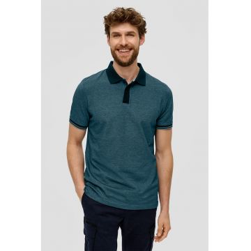 Tricou polo regular fit din amestec de modal