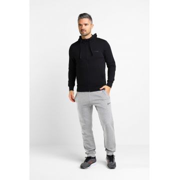 Hanorac slim fit cu fermoar