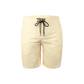 Pantaloni scurti de baie cu buzunare cu fermoar si model Dazzers 28989