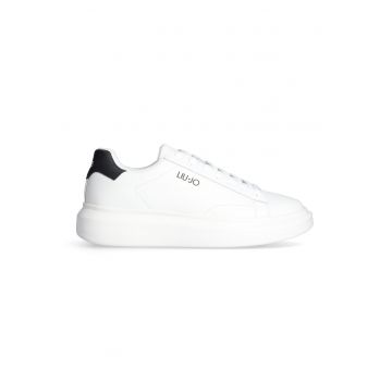 Pantofi sport de piele cu logo