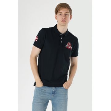 Tricou polo cu broderie