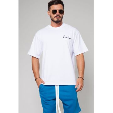 Tricou supradimensionat cu imprimeu