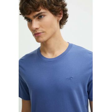 Hollister Co. tricou din bumbac barbati, neted