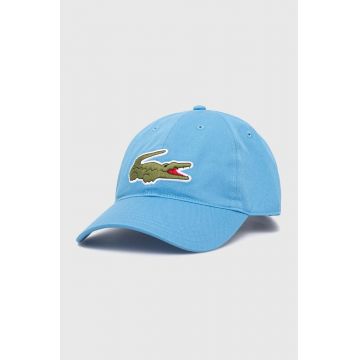 Lacoste șapcă de baseball din bumbac cu imprimeu