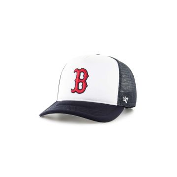 47 brand sapca MLB Boston Red Sox culoarea albastru marin, cu imprimeu, B-TRTFM02KPP-NY