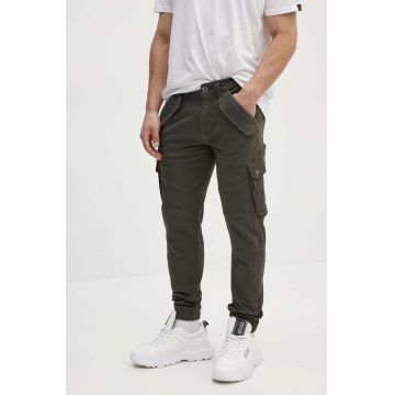 Alpha Industries pantaloni Combat Pant LW barbati, culoarea verde, cu fason cargo, 126215