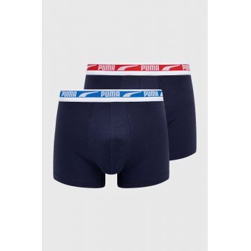 Puma boxeri 2-pack barbati, culoarea albastru marin, 938325