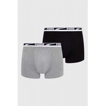 Puma boxeri 2-pack barbati, culoarea gri, 938325