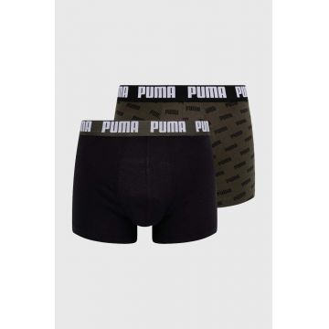 Puma boxeri 2-pack barbati, culoarea verde, 938324