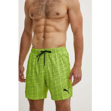 Puma pantaloni scurti de baie culoarea verde, 938354