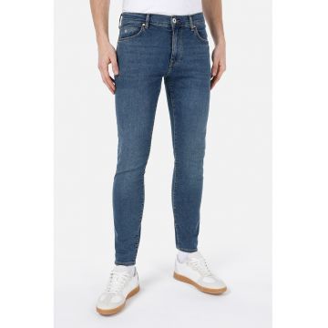 Blugi skinny cu talie medie