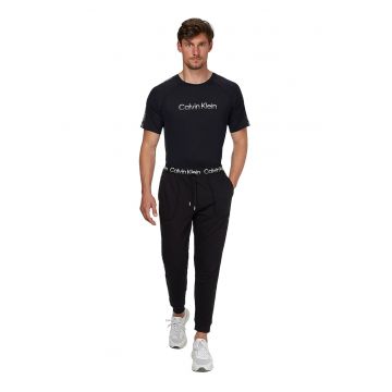 Pantaloni cu banda logo in talie - pentru fitness