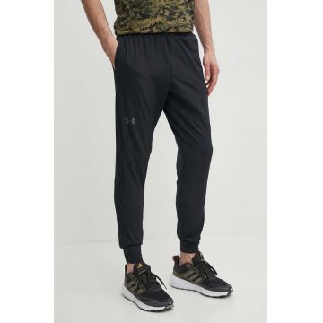 Under Armour pantaloni de antrenament Unstoppable culoarea negru, neted