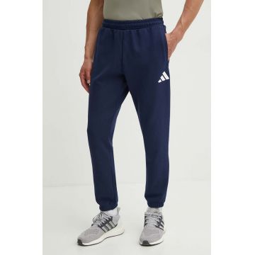 adidas Performance pantaloni de trening Polska culoarea albastru marin, cu imprimeu, JF6683