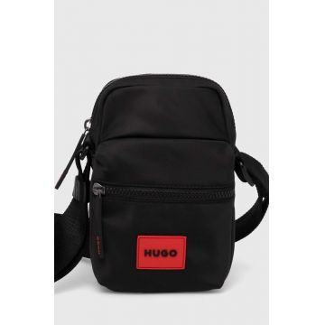 HUGO borseta culoarea negru, 50523544