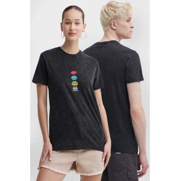 Kaotiko tricou din bumbac culoarea negru, cu imprimeu