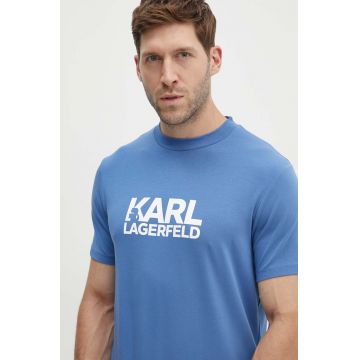 Karl Lagerfeld tricou barbati, cu imprimeu, 543235.755087