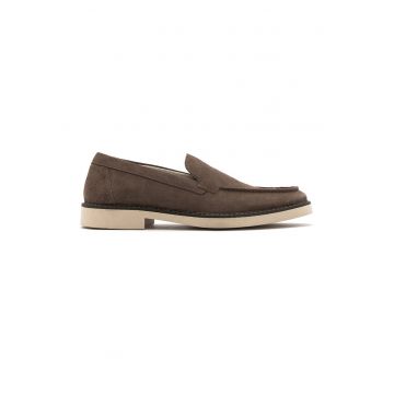 Pantofi loafer de piele intoarsa Alfie