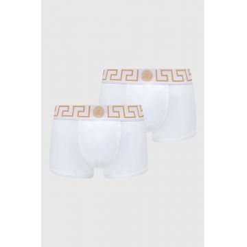 Versace boxeri 2-pack barbati, culoarea alb, AU10181 1A10011