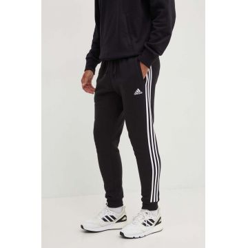 adidas pantaloni de trening culoarea negru, cu imprimeu, JJ1528