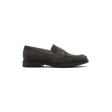 Pantofi loafer de piele intoarsa Alfie