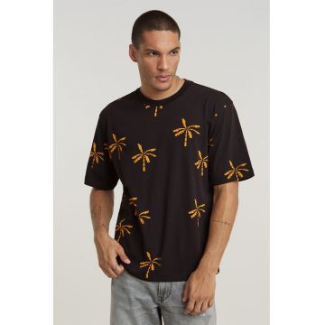 Tricou de bumbac organic cu model tropical