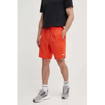 Reebok pantaloni scurți de antrenament Workout Ready culoarea rosu, 100076412