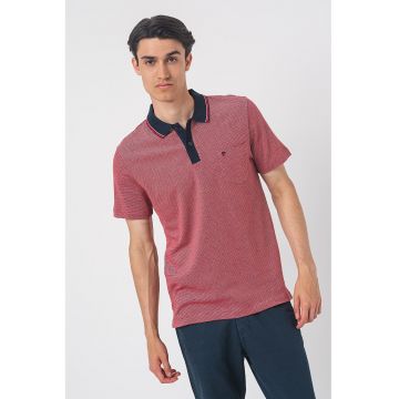 Tricou polo cu buzunar pe piept