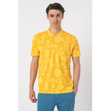 Tricou polo de bumbac cu logo