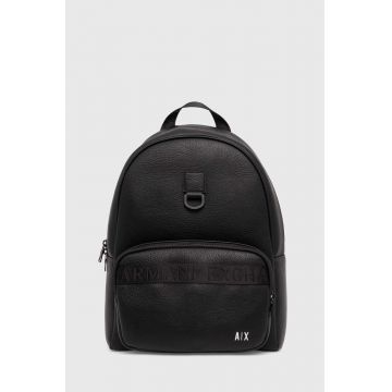 Armani Exchange rucsac barbati, culoarea negru, mare, neted, 952635 4R839