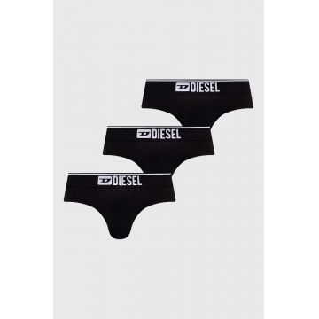 Diesel slip UMBR-ANDRETHREEPACK 3-pack barbati, culoarea negru, 00SH05.0GDAC