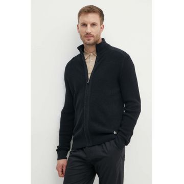 Joop! cardigan din bumbac culoarea negru, 30042401