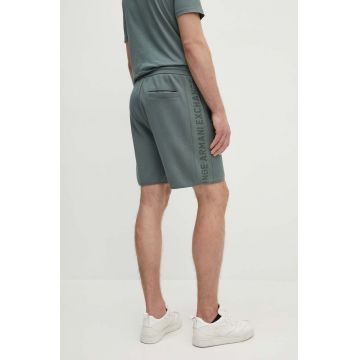 Armani Exchange pantaloni scurti barbati, culoarea verde